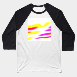 red yellow pink white abstract texture Baseball T-Shirt